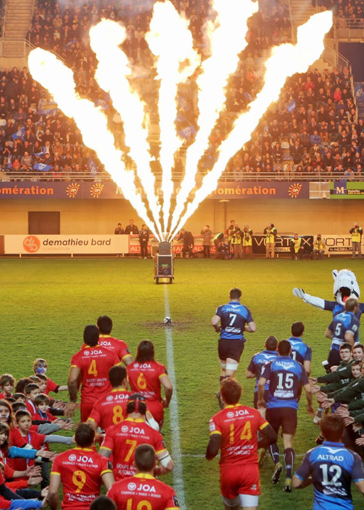 evenement sportif scenographe fx flamme