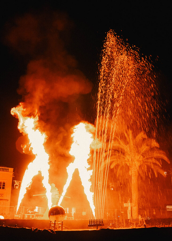 fêtes effets spéciaux scénique fontainerie